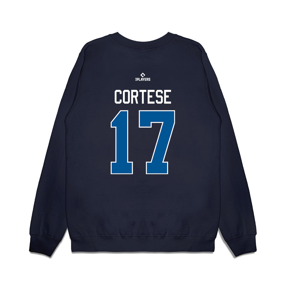 Clearwater Threshers - MILB Baseball : Richie Cortese - Premium Crewneck Sweatshirt-1