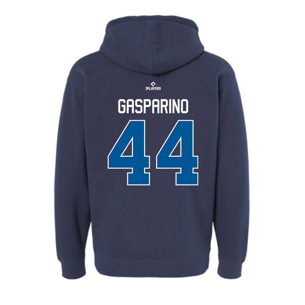 Clearwater Threshers - MILB Baseball : Will Gasparino - Hooded Pullover Sweatshirt-1