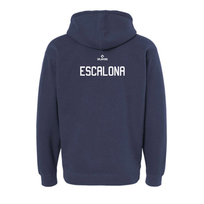 Clearwater Threshers - MILB Baseball : Yhoan Escalona - Hooded Pullover Sweatshirt-1