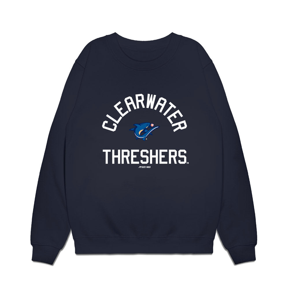 Clearwater Threshers - MILB Baseball : Brayden Bakes - Premium Crewneck Sweatshirt-0