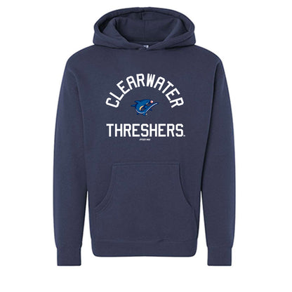 Clearwater Threshers - MILB Baseball : Tyler Bowen - Hooded Pullover Sweatshirt-0