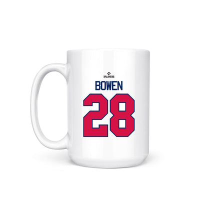 Clearwater Threshers - MILB Baseball : Tyler Bowen - Coffee Mug-1