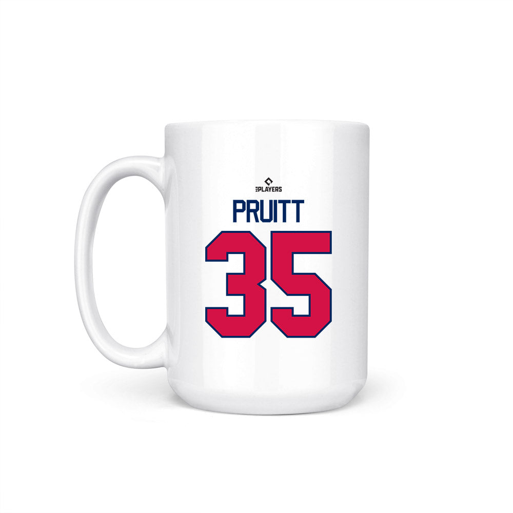 Clearwater Threshers - MILB Baseball : Jacob Pruitt - Coffee Mug-1