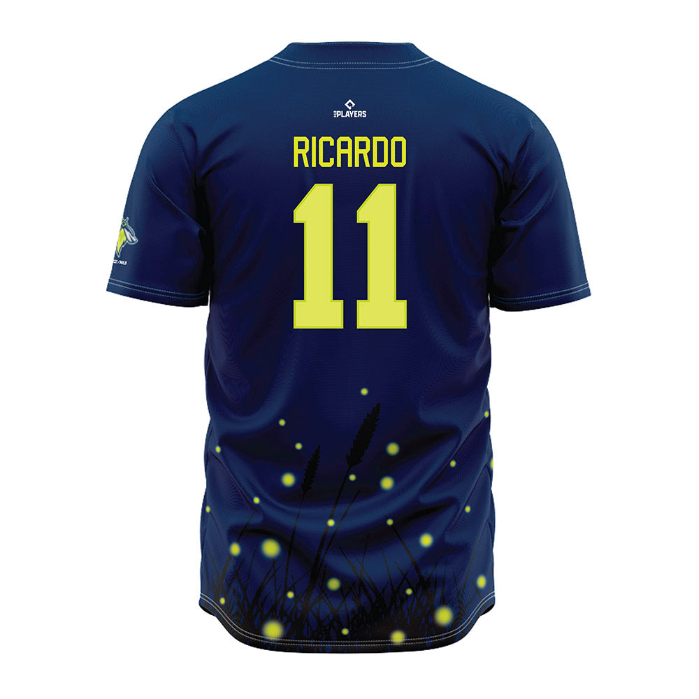 Columbia Fireflies - MILB Baseball : Yandel Ricardo - Jersey-1