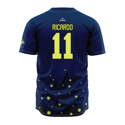 Columbia Fireflies - MILB Baseball : Yandel Ricardo - Jersey-1
