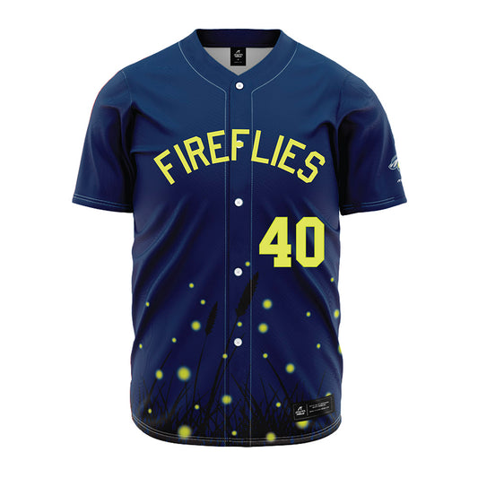Columbia Fireflies - MILB Baseball : Yeri Perez - Jersey-0