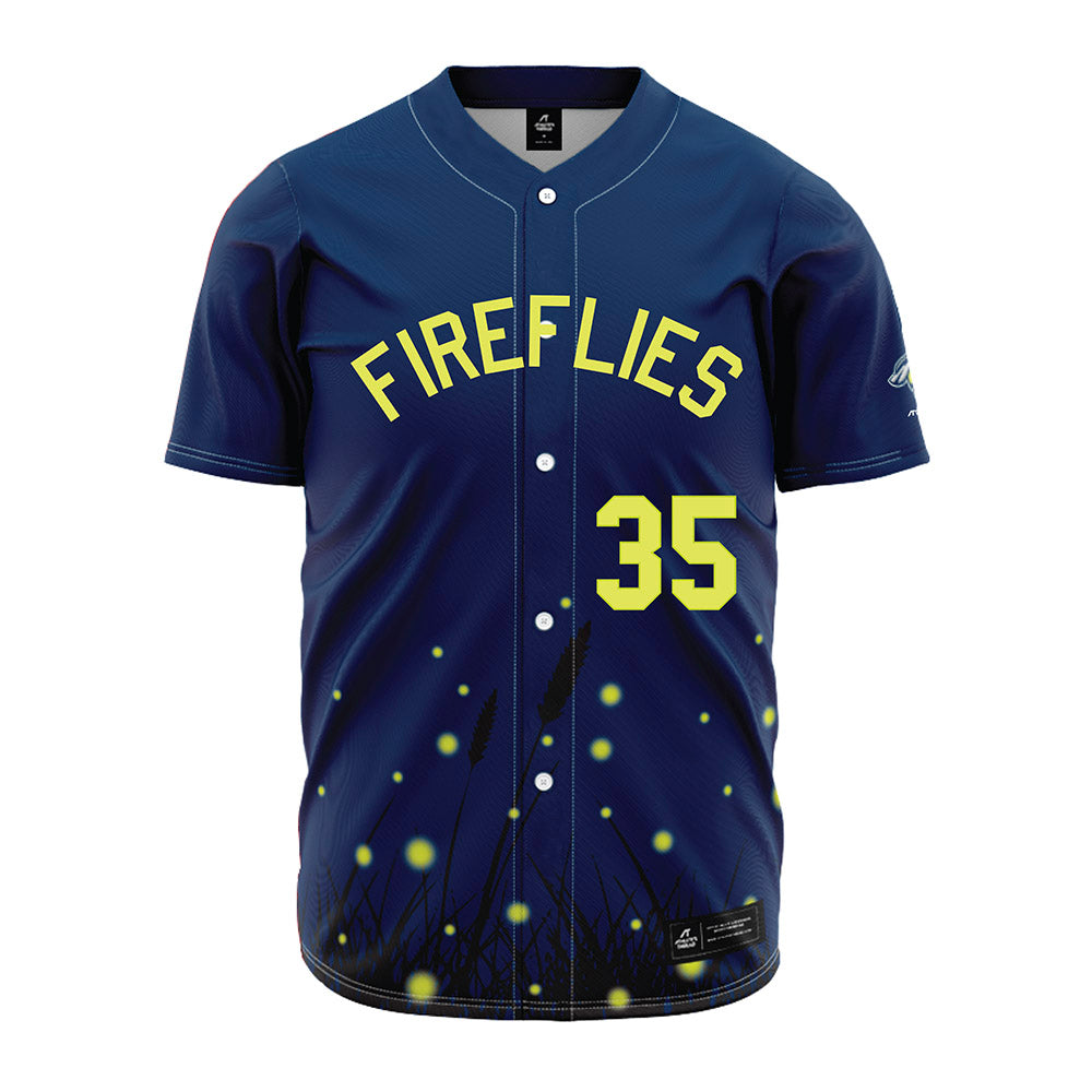 Columbia Fireflies - MILB Baseball : Dalton Hill - Jersey-0
