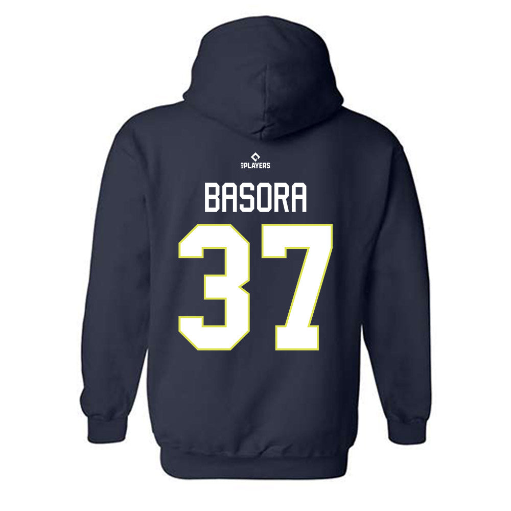 Columbia Fireflies - MILB Baseball : Andy Basora - Hooded Sweatshirt-1