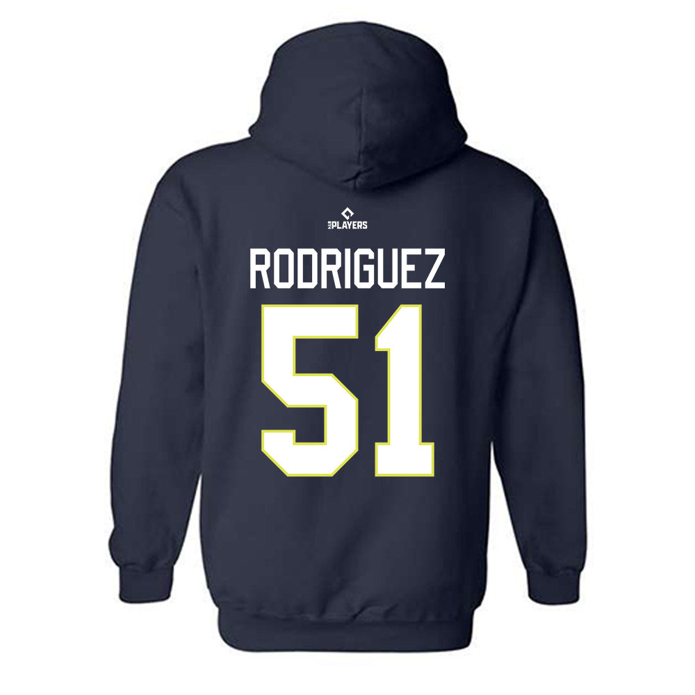 Columbia Fireflies - MILB Baseball : Darwin Rodriguez - Hooded Sweatshirt-1