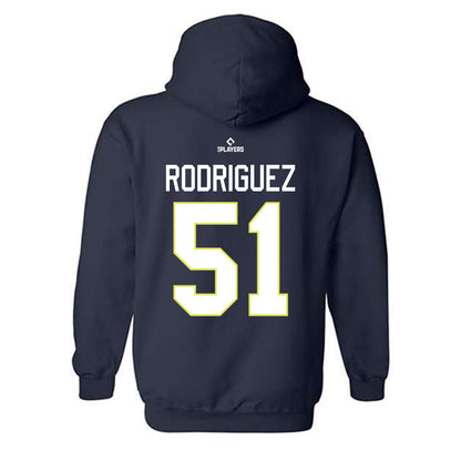 Columbia Fireflies - MILB Baseball : Darwin Rodriguez - Hooded Sweatshirt-1