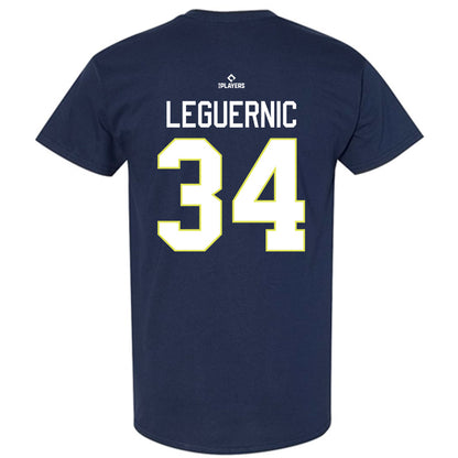 Columbia Fireflies - MILB Baseball : Justin LeGuernic - T-Shirt-1