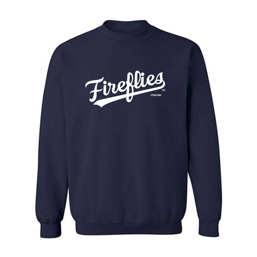 Columbia Fireflies - MILB Baseball : Tyson Moran - Crewneck Sweatshirt-0