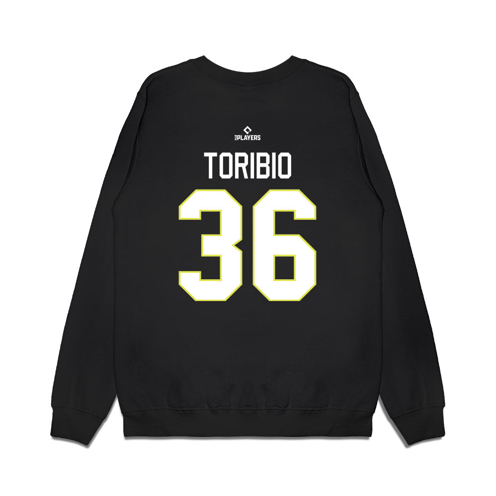 Columbia Fireflies - MILB Baseball : Alberto Toribio - Premium Crewneck Sweatshirt-1