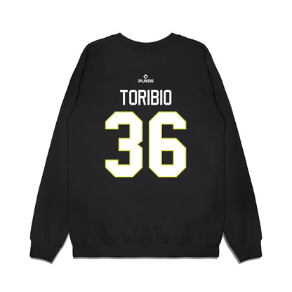 Columbia Fireflies - MILB Baseball : Alberto Toribio - Premium Crewneck Sweatshirt-1
