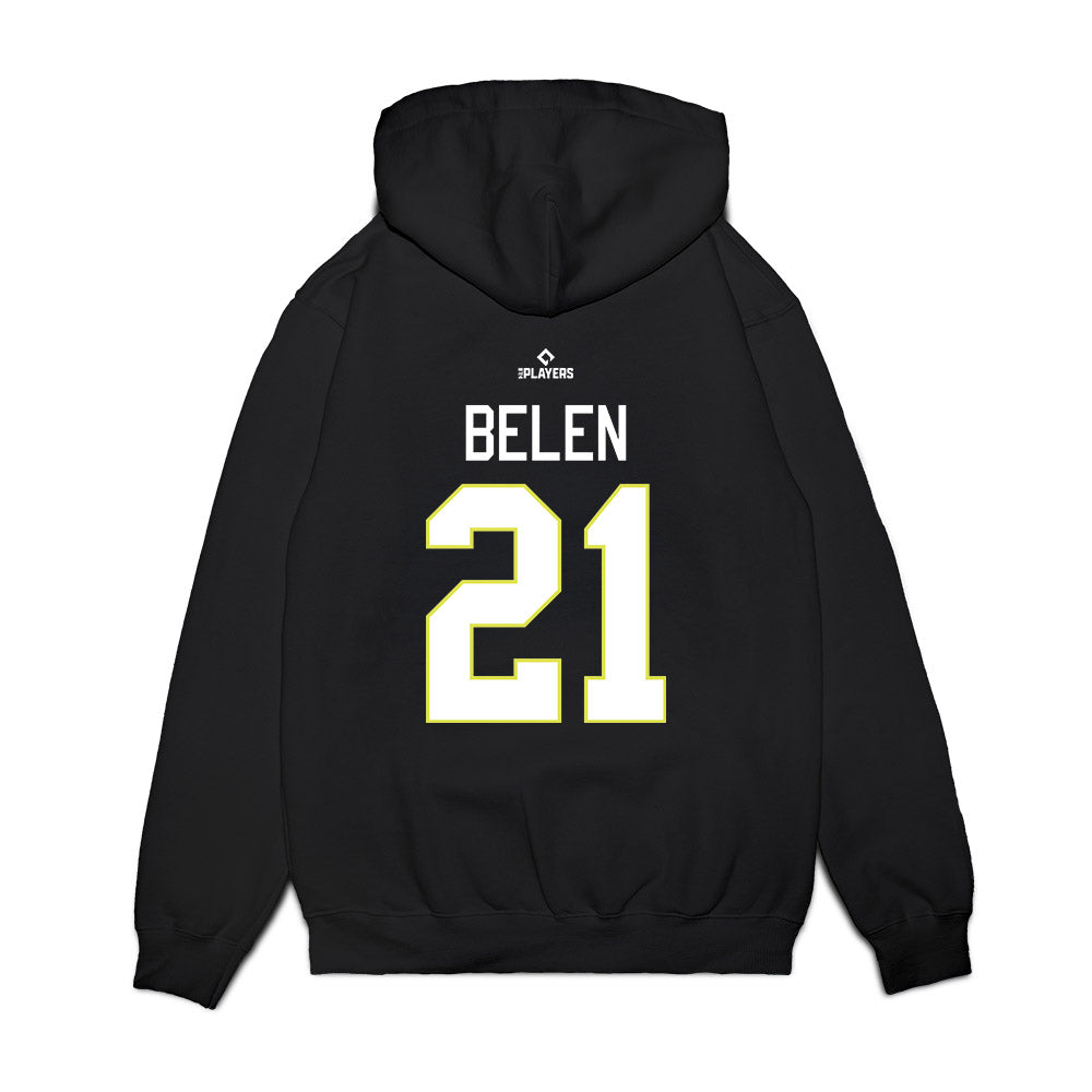 Columbia Fireflies - MILB Baseball : Adrian Belen - Premium Hooded Sweatshirt-1