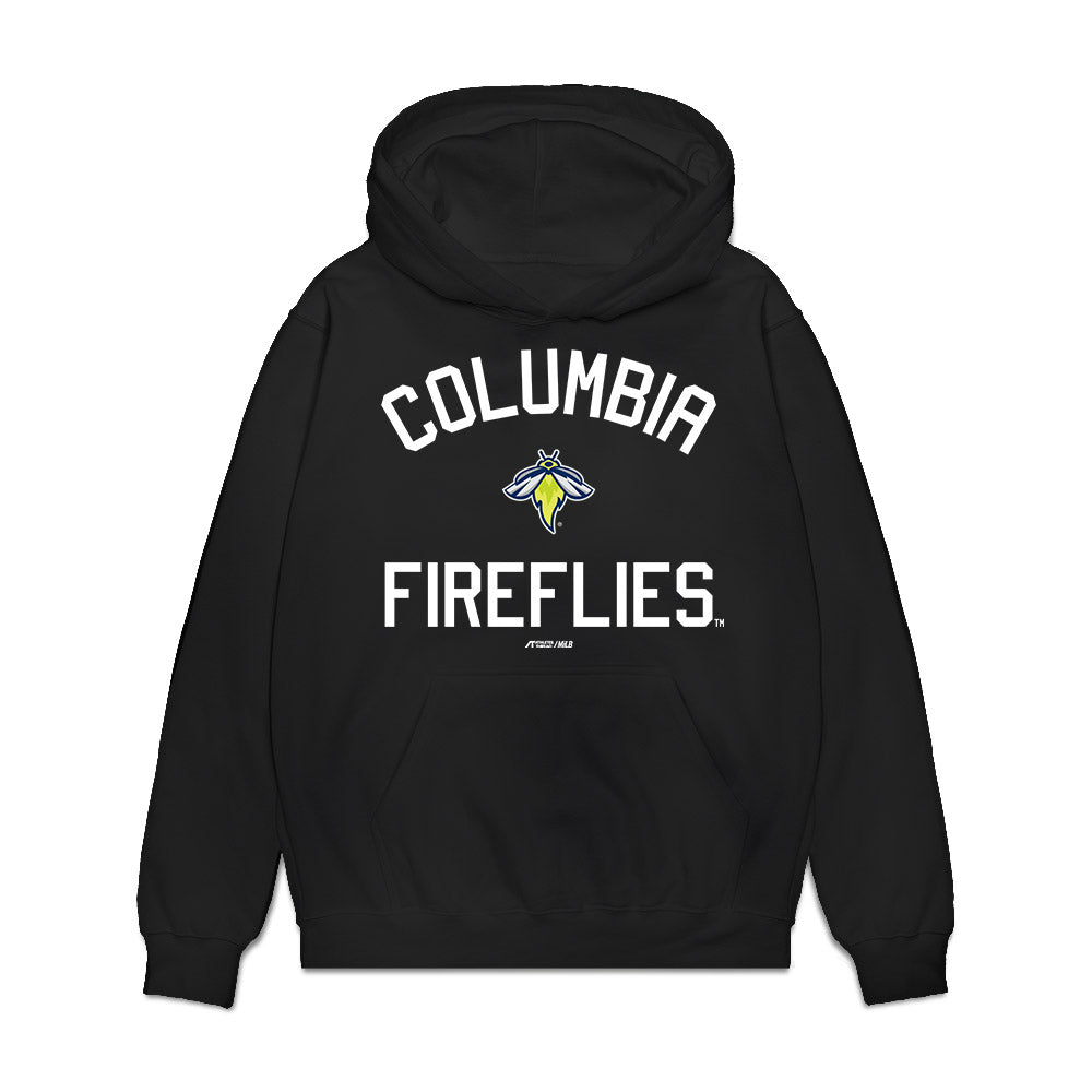 Columbia Fireflies - MILB Baseball : Darwin Rodriguez - Premium Hooded Sweatshirt-0