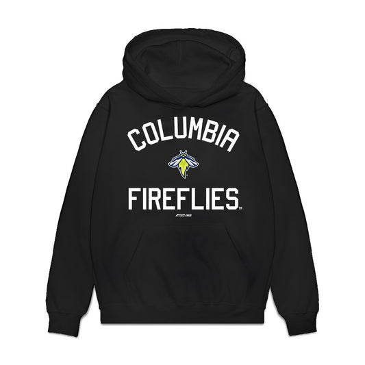 Columbia Fireflies - MILB Baseball : JC Vanek - Premium Hooded Sweatshirt-0