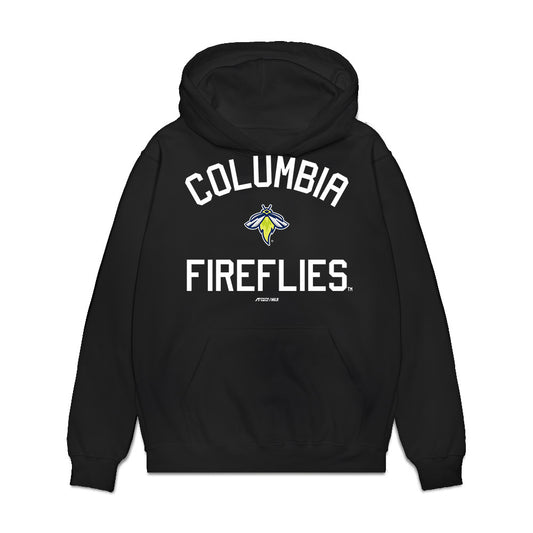 Columbia Fireflies - MILB Baseball : Gabriel Silva - Premium Hooded Sweatshirt-0