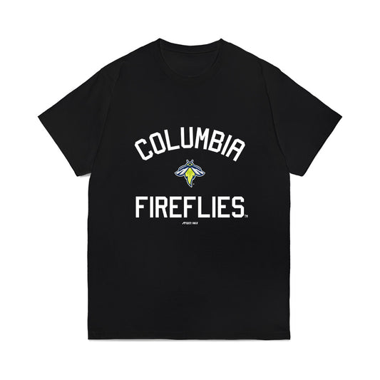 Columbia Fireflies - MILB Baseball : Justin LeGuernic - Comfort Colors T-Shirt-0