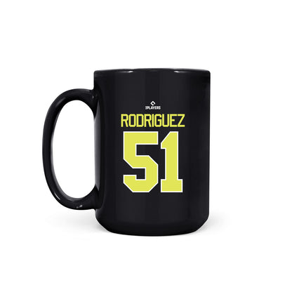 Columbia Fireflies - MILB Baseball : Darwin Rodriguez - Coffee Mug-1