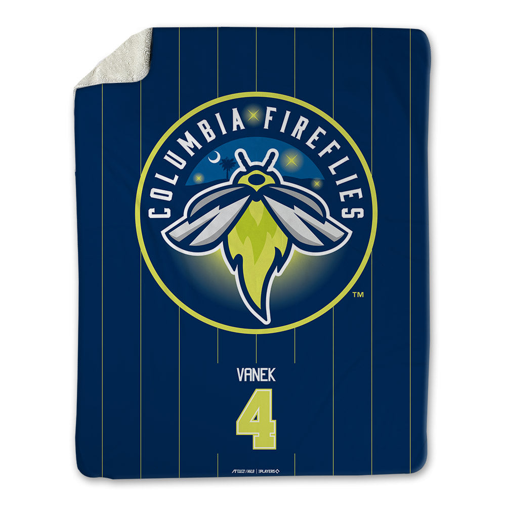 Columbia Fireflies - MILB Baseball : JC Vanek - Blanket-0