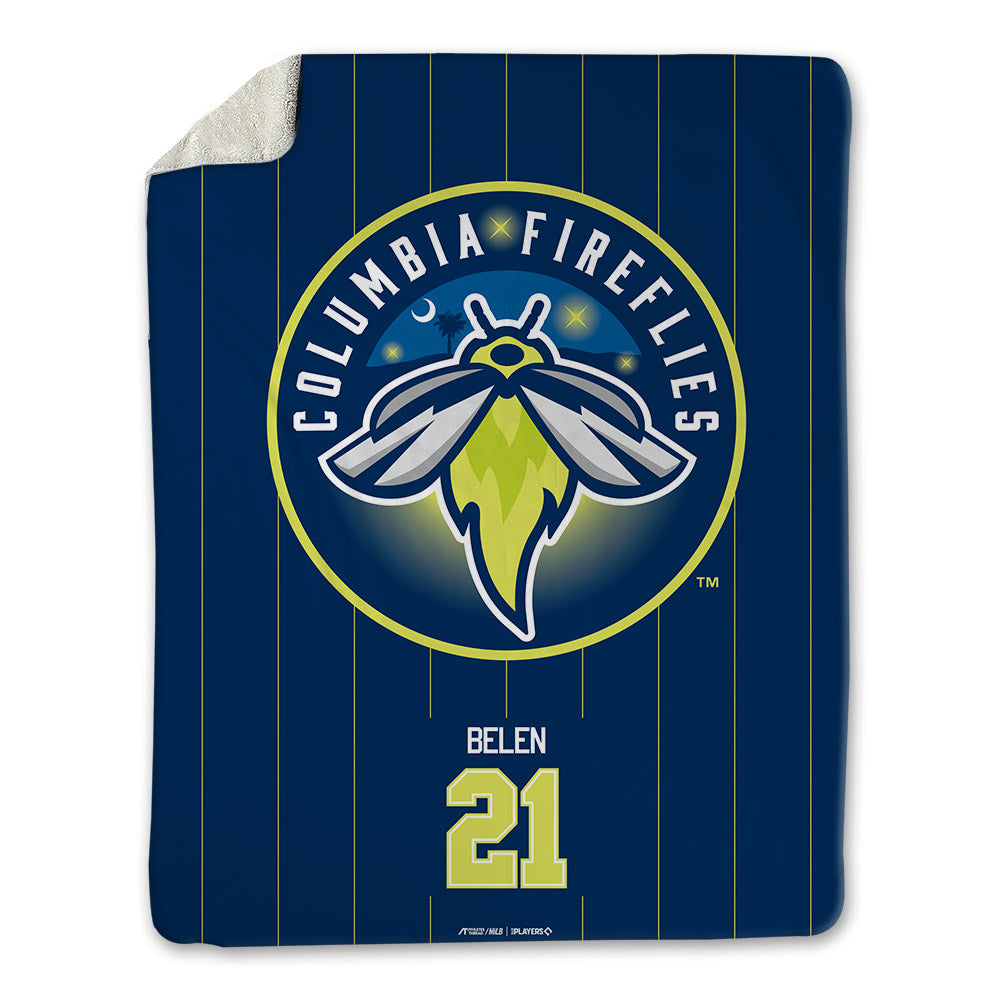 Columbia Fireflies - MILB Baseball : Adrian Belen - Blanket-0