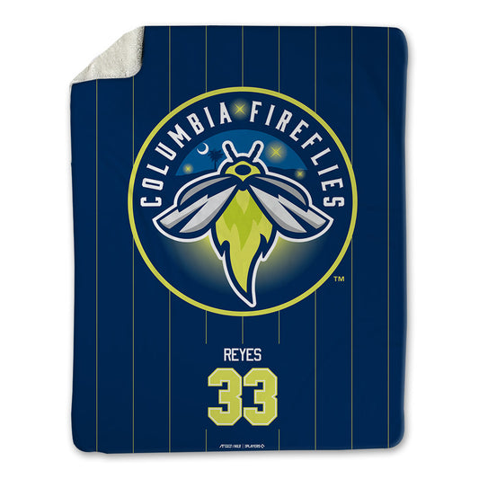 Columbia Fireflies - MILB Baseball : Jhon Reyes - Blanket-0
