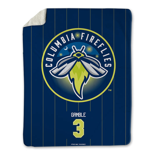 Columbia Fireflies - MILB Baseball : Sean Gamble - Blanket-0