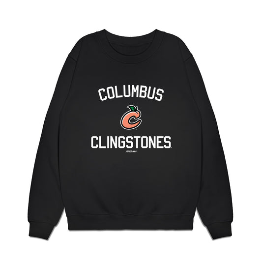Columbus Clingstones - MILB Baseball : Braden Scott - Premium Crewneck Sweatshirt-0