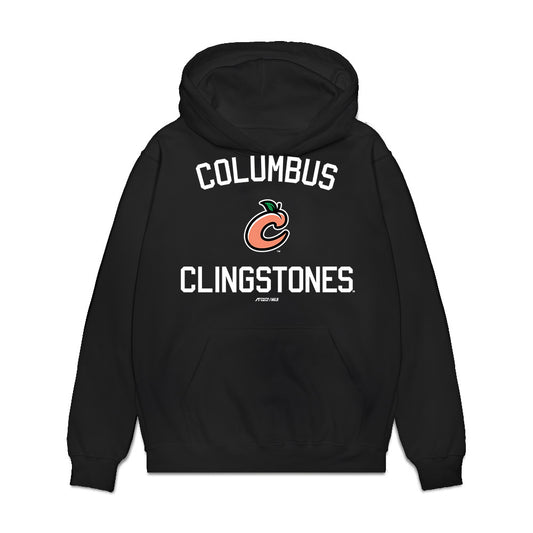 Columbus Clingstones - MILB Baseball : Tyler LaPorte - Premium Hooded Sweatshirt-0