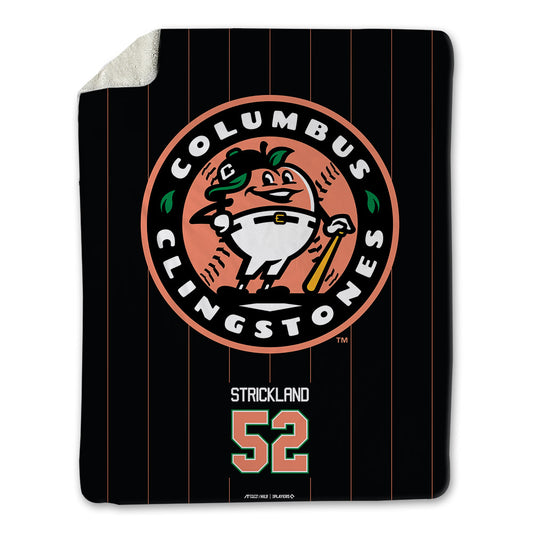 Columbus Clingstones - MILB Baseball : Samuel Strickland - Blanket-0