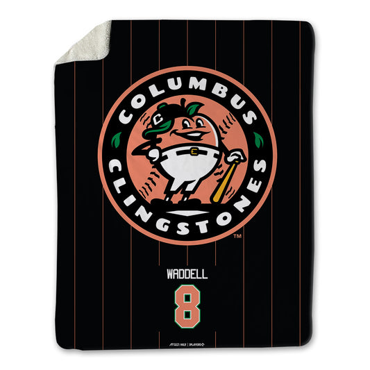 Columbus Clingstones - MILB Baseball : Luke Waddell - Blanket-0