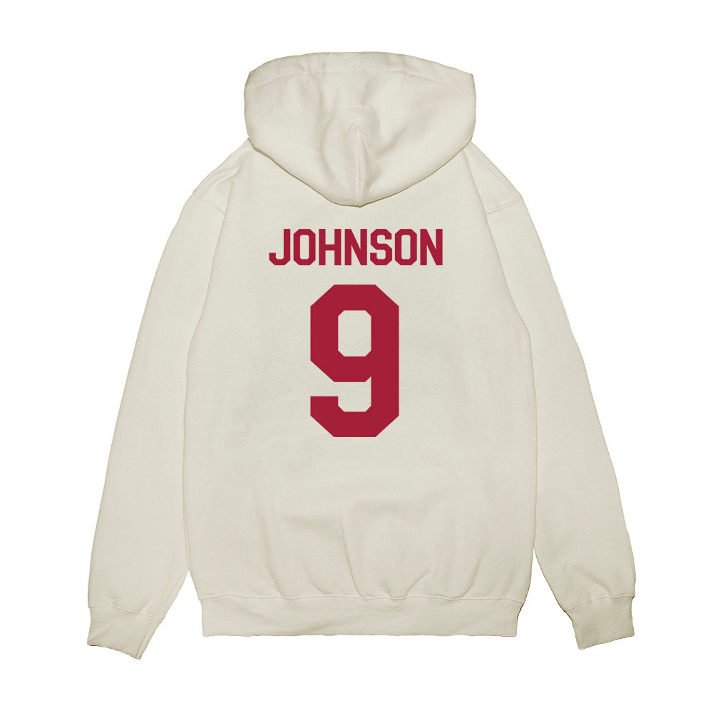 Oklahoma - University of Oklahoma - NCAA Baseball : Camden Johnson - 2026 National Champions Premium Hooded Sweatshirt-1