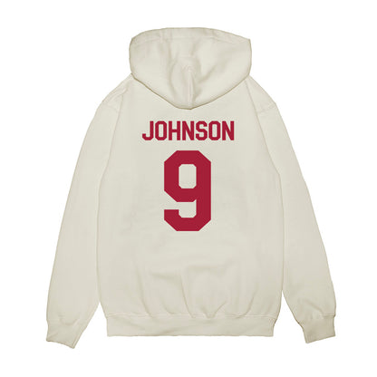 Oklahoma - University of Oklahoma - NCAA Baseball : Camden Johnson - 2026 National Champions Premium Hooded Sweatshirt-1