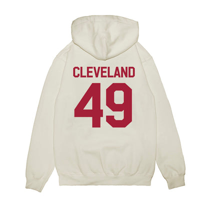 Oklahoma - University of Oklahoma - NCAA Baseball : Jackson Cleveland - 2026 National Champions Premium Hooded Sweatshirt-1
