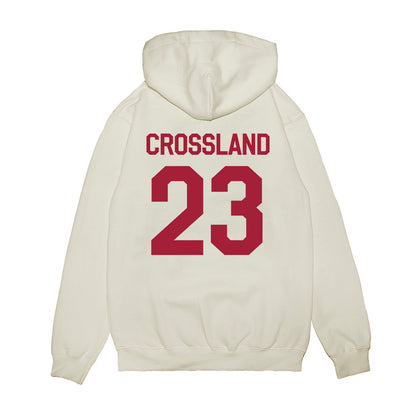 Oklahoma - University of Oklahoma - NCAA Baseball : Cade Crossland - 2026 National Champions Premium Hooded Sweatshirt-1