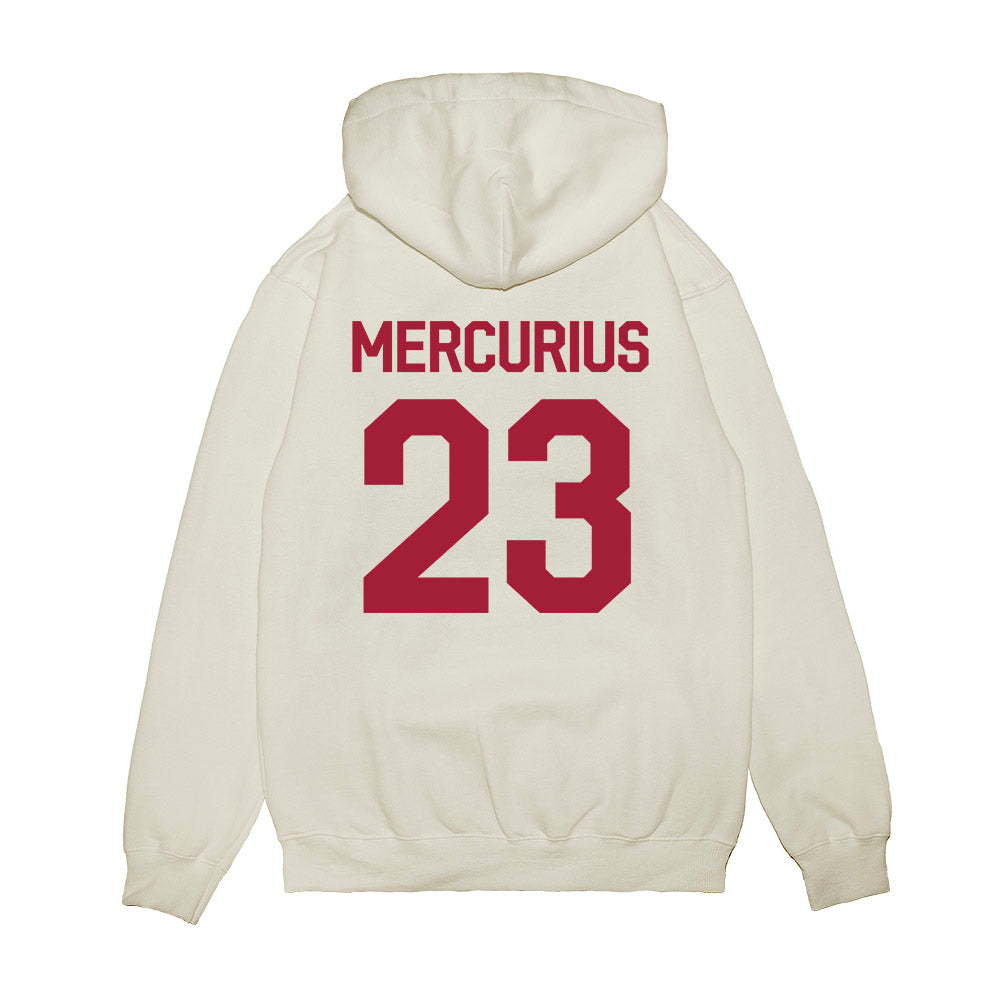 Oklahoma - University of Oklahoma - NCAA Baseball : Alexander Mercurius - 2026 National Champions Premium Hooded Sweatshirt-1