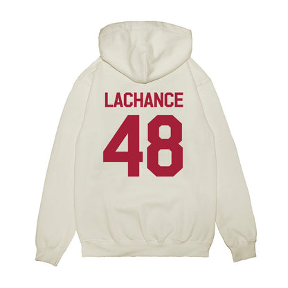 Oklahoma - University of Oklahoma - NCAA Baseball : Deiten Lachance - 2026 National Champions Premium Hooded Sweatshirt-1