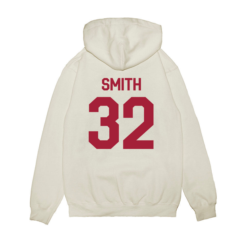 Oklahoma - University of Oklahoma - NCAA Baseball : Brisco Smith - 2026 National Champions Premium Hooded Sweatshirt-1