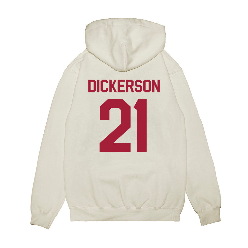Oklahoma - University of Oklahoma - NCAA Baseball : Drew Dickerson - 2026 National Champions Premium Hooded Sweatshirt-1