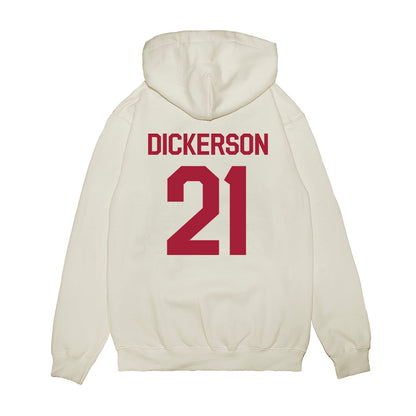 Oklahoma - University of Oklahoma - NCAA Baseball : Drew Dickerson - 2026 National Champions Premium Hooded Sweatshirt-1