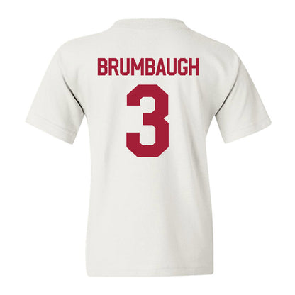 Oklahoma - University of Oklahoma - NCAA Baseball : Cayden Brumbaugh - 2026 National Champions Youth T-Shirt-1