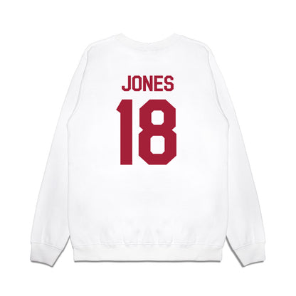 Oklahoma - University of Oklahoma - NCAA Baseball : Gavyn Jones - 2026 National Champions Premium Crewneck Sweatshirt-1