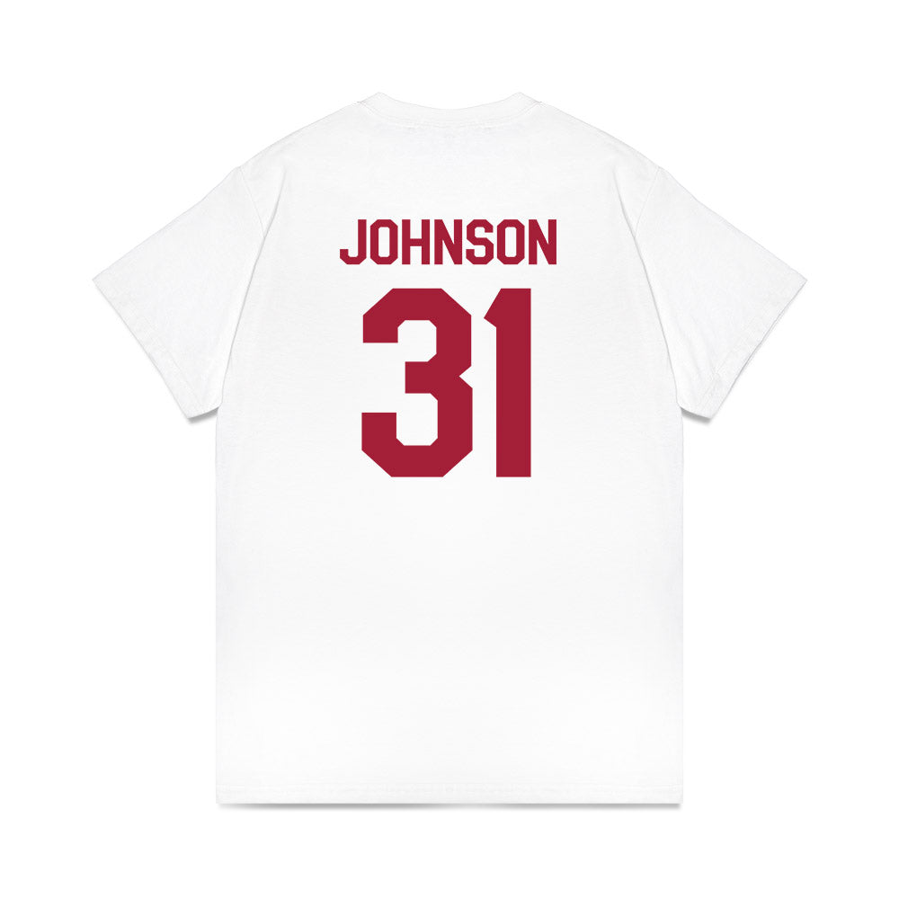 Oklahoma - University of Oklahoma - NCAA Baseball : Cameron Johnson - 2026 National Champions Comfort Colors T-Shirt-1