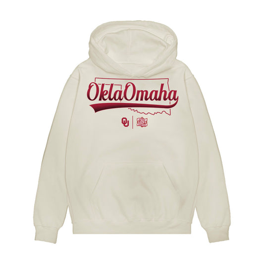 Oklahoma - University of Oklahoma - NCAA Baseball : Jackson Cleveland - 2026 National Champions Premium Hooded Sweatshirt-0