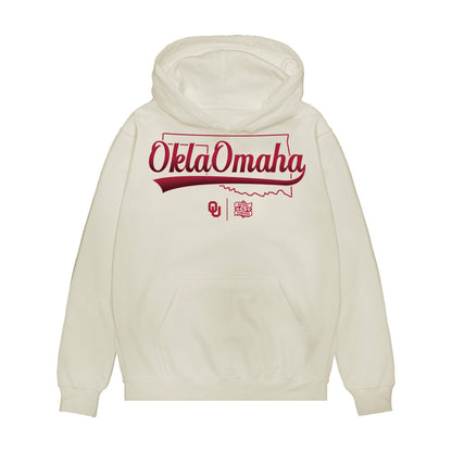 Oklahoma - University of Oklahoma - NCAA Baseball : Drew Dickerson - 2026 National Champions Premium Hooded Sweatshirt-0