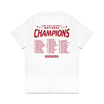 Oklahoma - NCAA Baseball : 2026 National Champions Comfort Colors T-Shirt-1