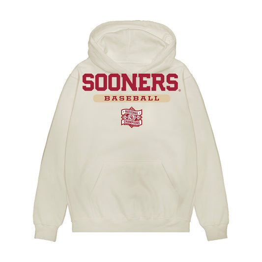 Oklahoma - NCAA Baseball : 2026 National Champions Premium Hooded Sweatshirt-0