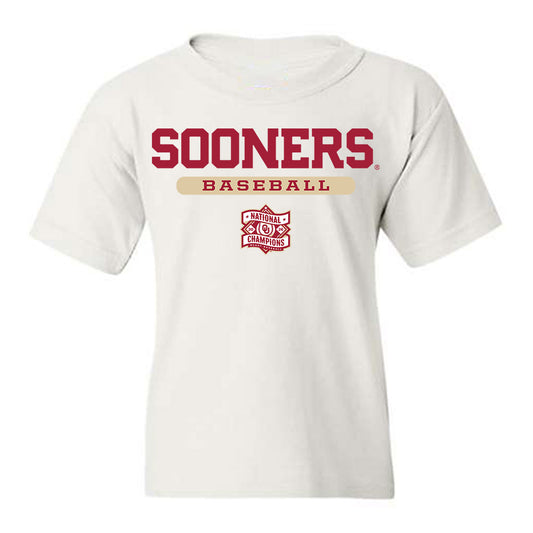 Oklahoma - NCAA Baseball : 2026 National Champions Youth T-Shirt-0