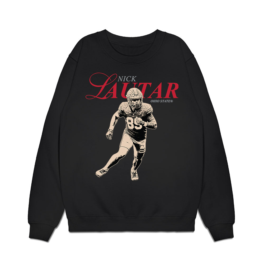 Ohio State - NCAA Football : Nick Lautar - Legacy Premium Crewneck Sweatshirt-0